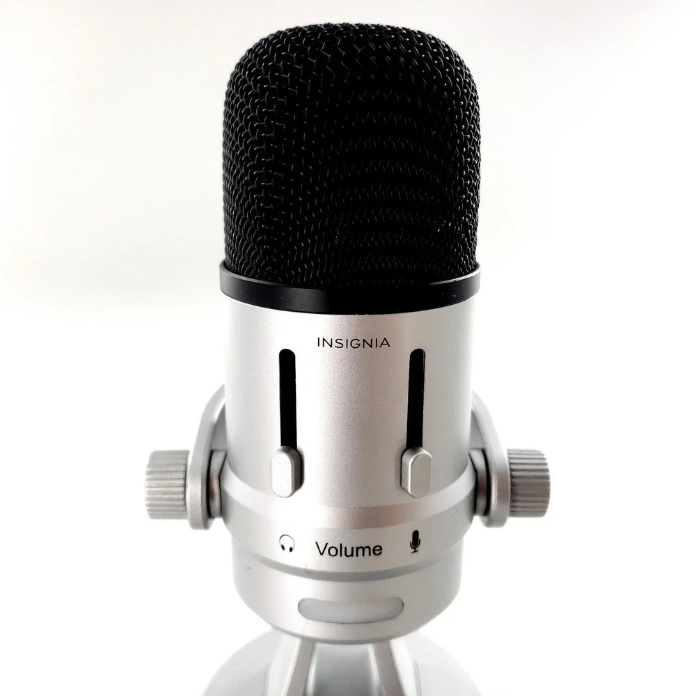 Insignia NS-PAUBMD8 Podcasting USB Microphone Cardioid Omnidirectional Tested